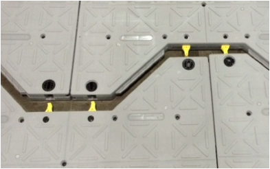 Parts installed in I-Trac Panel