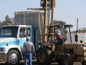 Add pallet to top of each stack