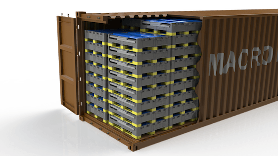 Applications - Automotive Bins in Metal Crate