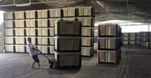 hybrid 1012 & 1212 Bins in Warehouse